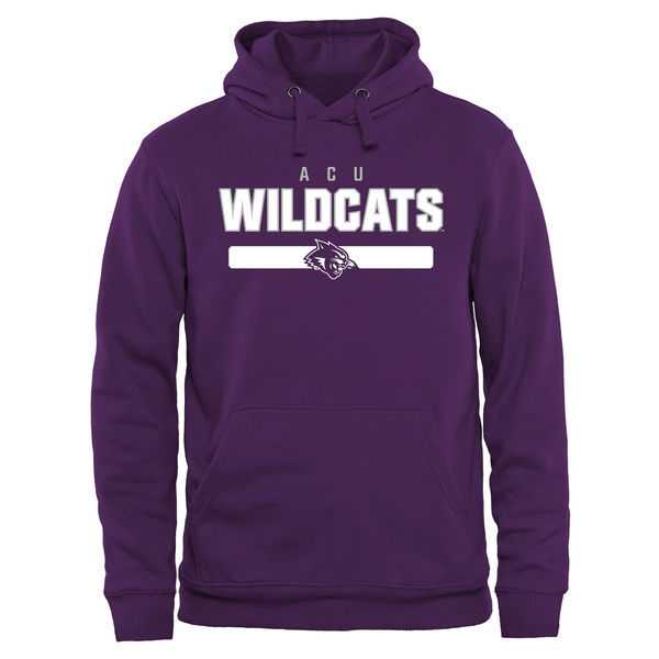 Men's Abilene Christian University Wildcats Team Strong Pullover Hoodie - Purple,We sell and wholesale Men's Abilene Christian University Wildcats Team Strong Pullover Hoodie - Purple on line form chian!